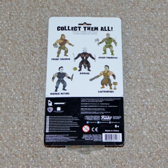 2018 Funko Savage World Horror Texas Chainsaw Massacre Leatherface MOC Brand New - Picture 2 of 8